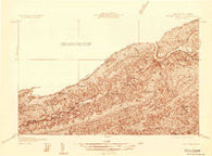 Peterstown Virginia Historical topographic map, 1:48000 scale, 15 X 15 Minute, Year 1932