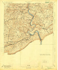 Peterstown Virginia Historical topographic map, 1:62500 scale, 15 X 15 Minute, Year 1925