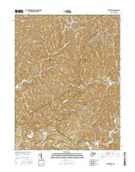 Petroleum West Virginia Current topographic map, 1:24000 scale, 7.5 X 7.5 Minute, Year 2016