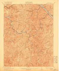 Peytona West Virginia Historical topographic map, 1:62500 scale, 15 X 15 Minute, Year 1911