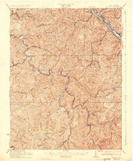 Peytona West Virginia Historical topographic map, 1:62500 scale, 15 X 15 Minute, Year 1931