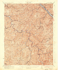 Peytona West Virginia Historical topographic map, 1:62500 scale, 15 X 15 Minute, Year 1931