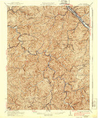 Peytona West Virginia Historical topographic map, 1:62500 scale, 15 X 15 Minute, Year 1931