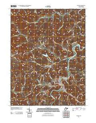 Philippi West Virginia Historical topographic map, 1:24000 scale, 7.5 X 7.5 Minute, Year 2011