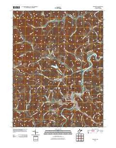 Philippi West Virginia Historical topographic map, 1:24000 scale, 7.5 X 7.5 Minute, Year 2011