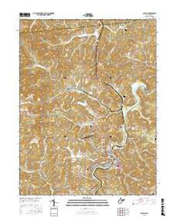 Philippi West Virginia Current topographic map, 1:24000 scale, 7.5 X 7.5 Minute, Year 2016
