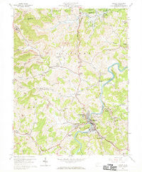 Philippi West Virginia Historical topographic map, 1:24000 scale, 7.5 X 7.5 Minute, Year 1960