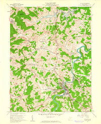 Philippi West Virginia Historical topographic map, 1:24000 scale, 7.5 X 7.5 Minute, Year 1960