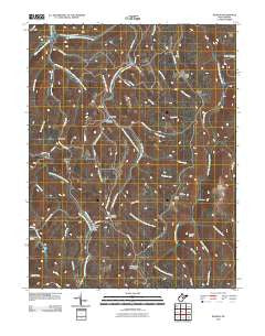 Pickens West Virginia Historical topographic map, 1:24000 scale, 7.5 X 7.5 Minute, Year 2010