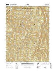 Pickens West Virginia Historical topographic map, 1:24000 scale, 7.5 X 7.5 Minute, Year 2014