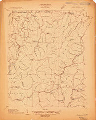 Pickens West Virginia Historical topographic map, 1:48000 scale, 15 X 15 Minute, Year 1913