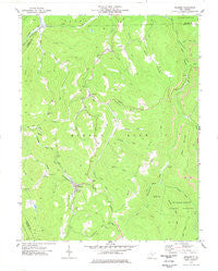 Pickens West Virginia Historical topographic map, 1:24000 scale, 7.5 X 7.5 Minute, Year 1977