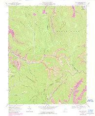 Pilot Knob West Virginia Historical topographic map, 1:24000 scale, 7.5 X 7.5 Minute, Year 1968