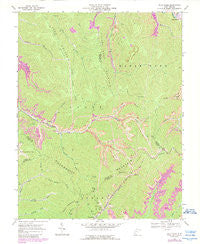 Pilot Knob West Virginia Historical topographic map, 1:24000 scale, 7.5 X 7.5 Minute, Year 1968