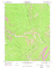 Pilot Knob West Virginia Historical topographic map, 1:24000 scale, 7.5 X 7.5 Minute, Year 1968