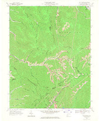 Pilot Knob West Virginia Historical topographic map, 1:24000 scale, 7.5 X 7.5 Minute, Year 1968