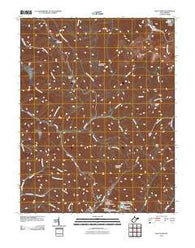 Pilot Knob West Virginia Historical topographic map, 1:24000 scale, 7.5 X 7.5 Minute, Year 2011