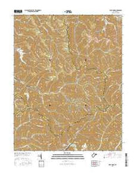 Pilot Knob West Virginia Current topographic map, 1:24000 scale, 7.5 X 7.5 Minute, Year 2016