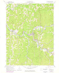 Pine Grove West Virginia Historical topographic map, 1:24000 scale, 7.5 X 7.5 Minute, Year 1960