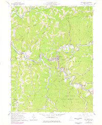 Pine Grove West Virginia Historical topographic map, 1:24000 scale, 7.5 X 7.5 Minute, Year 1960