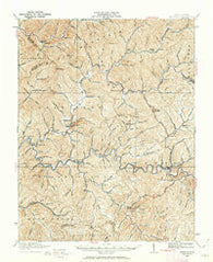 Pineville West Virginia Historical topographic map, 1:62500 scale, 15 X 15 Minute, Year 1910