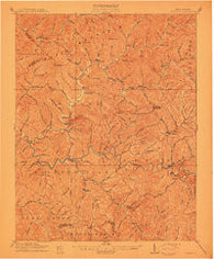 Pineville West Virginia Historical topographic map, 1:62500 scale, 15 X 15 Minute, Year 1912