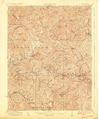 Pineville West Virginia Historical topographic map, 1:62500 scale, 15 X 15 Minute, Year 1927