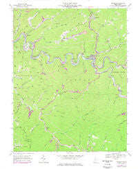 Pineville West Virginia Historical topographic map, 1:24000 scale, 7.5 X 7.5 Minute, Year 1967