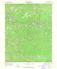 Pineville West Virginia Historical topographic map, 1:24000 scale, 7.5 X 7.5 Minute, Year 1967