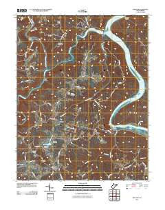 Pipestem West Virginia Historical topographic map, 1:24000 scale, 7.5 X 7.5 Minute, Year 2011