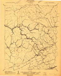 Pocahontas Special West Virginia Historical topographic map, 1:48000 scale, 15 X 15 Minute, Year 1909