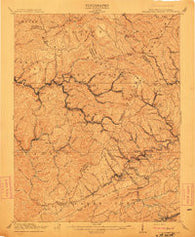 Pocahontas Special West Virginia Historical topographic map, 1:62500 scale, 15 X 15 Minute, Year 1911