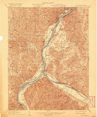 Point Pleasant West Virginia Historical topographic map, 1:62500 scale, 15 X 15 Minute, Year 1908
