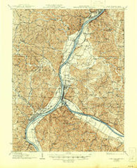 Point Pleasant West Virginia Historical topographic map, 1:62500 scale, 15 X 15 Minute, Year 1929
