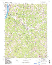 Pond Creek West Virginia Historical topographic map, 1:24000 scale, 7.5 X 7.5 Minute, Year 1994