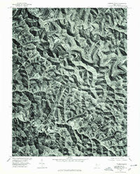 Porters Falls West Virginia Historical topographic map, 1:24000 scale, 7.5 X 7.5 Minute, Year 1976
