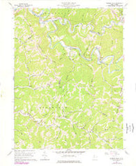 Porters Falls West Virginia Historical topographic map, 1:24000 scale, 7.5 X 7.5 Minute, Year 1960