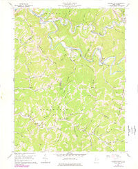 Porters Falls West Virginia Historical topographic map, 1:24000 scale, 7.5 X 7.5 Minute, Year 1960