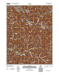 Porters Falls West Virginia Historical topographic map, 1:24000 scale, 7.5 X 7.5 Minute, Year 2011