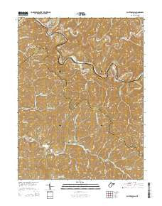 Porters Falls West Virginia Historical topographic map, 1:24000 scale, 7.5 X 7.5 Minute, Year 2014