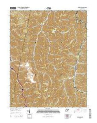 Powellton West Virginia Historical topographic map, 1:24000 scale, 7.5 X 7.5 Minute, Year 2014
