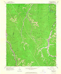 Powellton West Virginia Historical topographic map, 1:24000 scale, 7.5 X 7.5 Minute, Year 1965