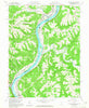 Powhatan Point Ohio Historical topographic map, 1:24000 scale, 7.5 X 7.5 Minute, Year 1960