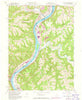 Powhatan Point Ohio Historical topographic map, 1:24000 scale, 7.5 X 7.5 Minute, Year 1960