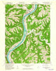 Powhatan Point Ohio Historical topographic map, 1:24000 scale, 7.5 X 7.5 Minute, Year 1960