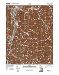 Prichard West Virginia Historical topographic map, 1:24000 scale, 7.5 X 7.5 Minute, Year 2011