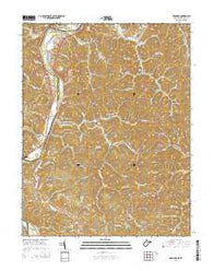 Prichard West Virginia Historical topographic map, 1:24000 scale, 7.5 X 7.5 Minute, Year 2014