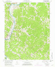 Prichard West Virginia Historical topographic map, 1:24000 scale, 7.5 X 7.5 Minute, Year 1962