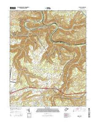 Prince West Virginia Historical topographic map, 1:24000 scale, 7.5 X 7.5 Minute, Year 2014