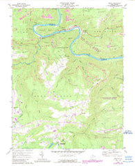 Prince West Virginia Historical topographic map, 1:24000 scale, 7.5 X 7.5 Minute, Year 1969